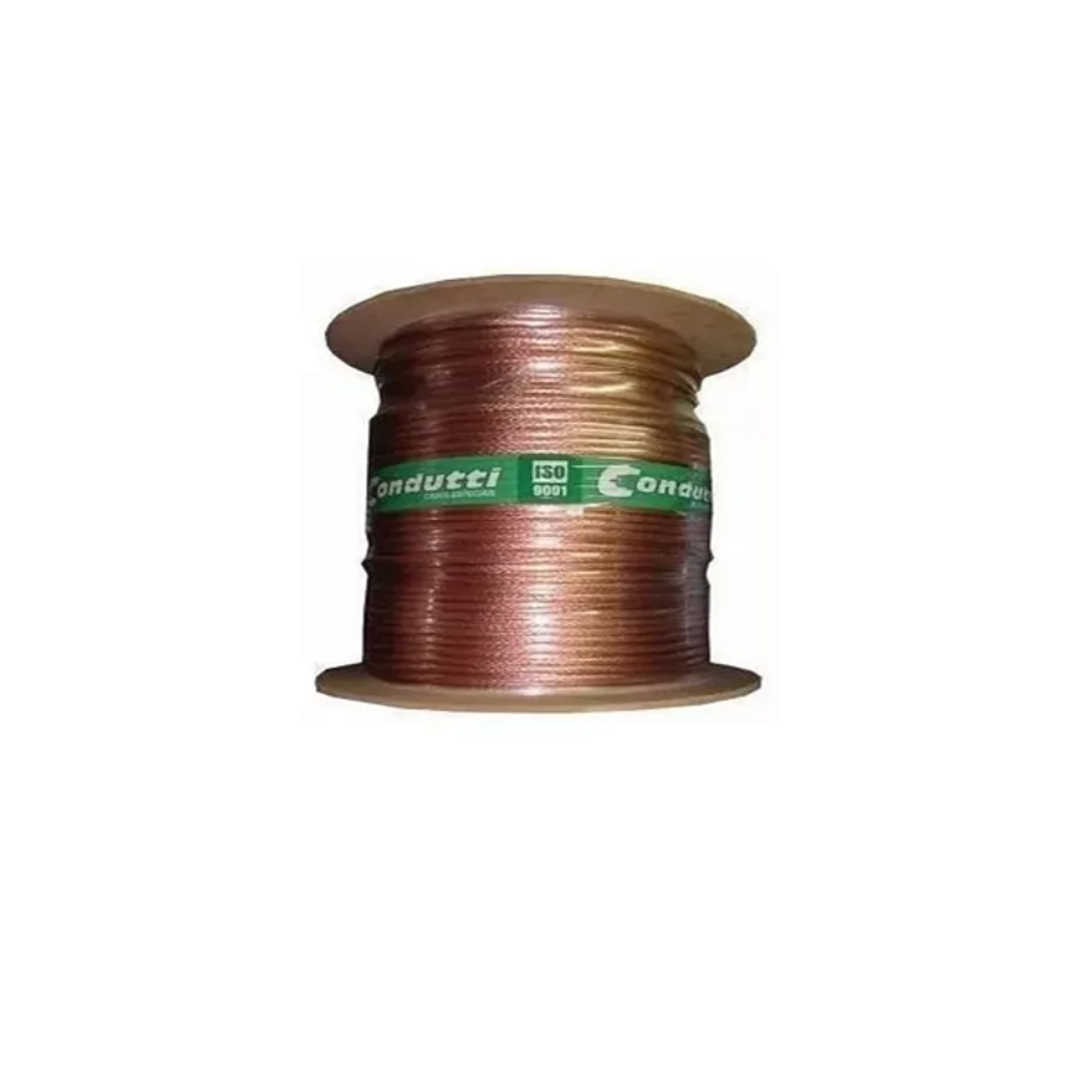 CABO COAXIAL 4MM CRISTAL BOBINA 300MTS