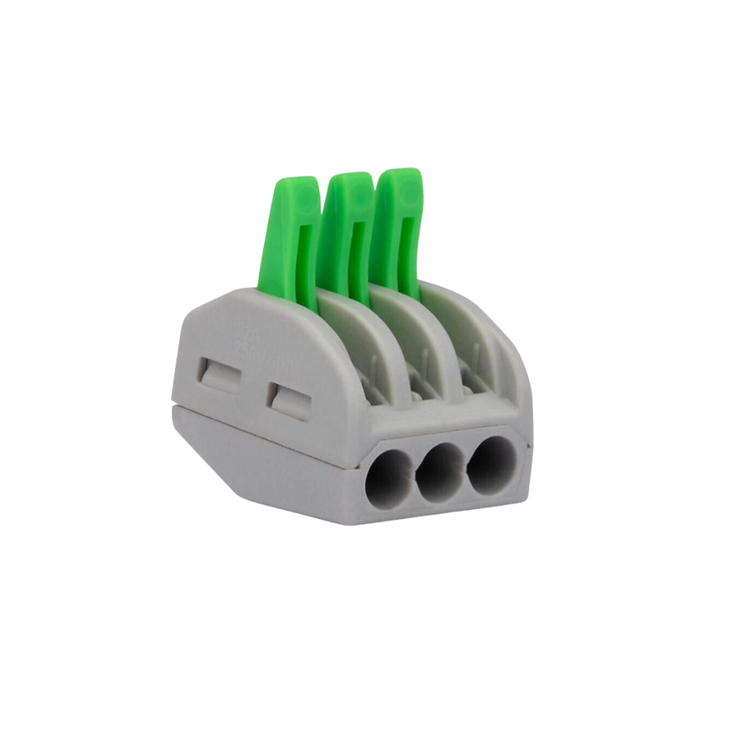 CONECTOR CONEX 1000 CLIP 3 VIAS 4MM 4PCS