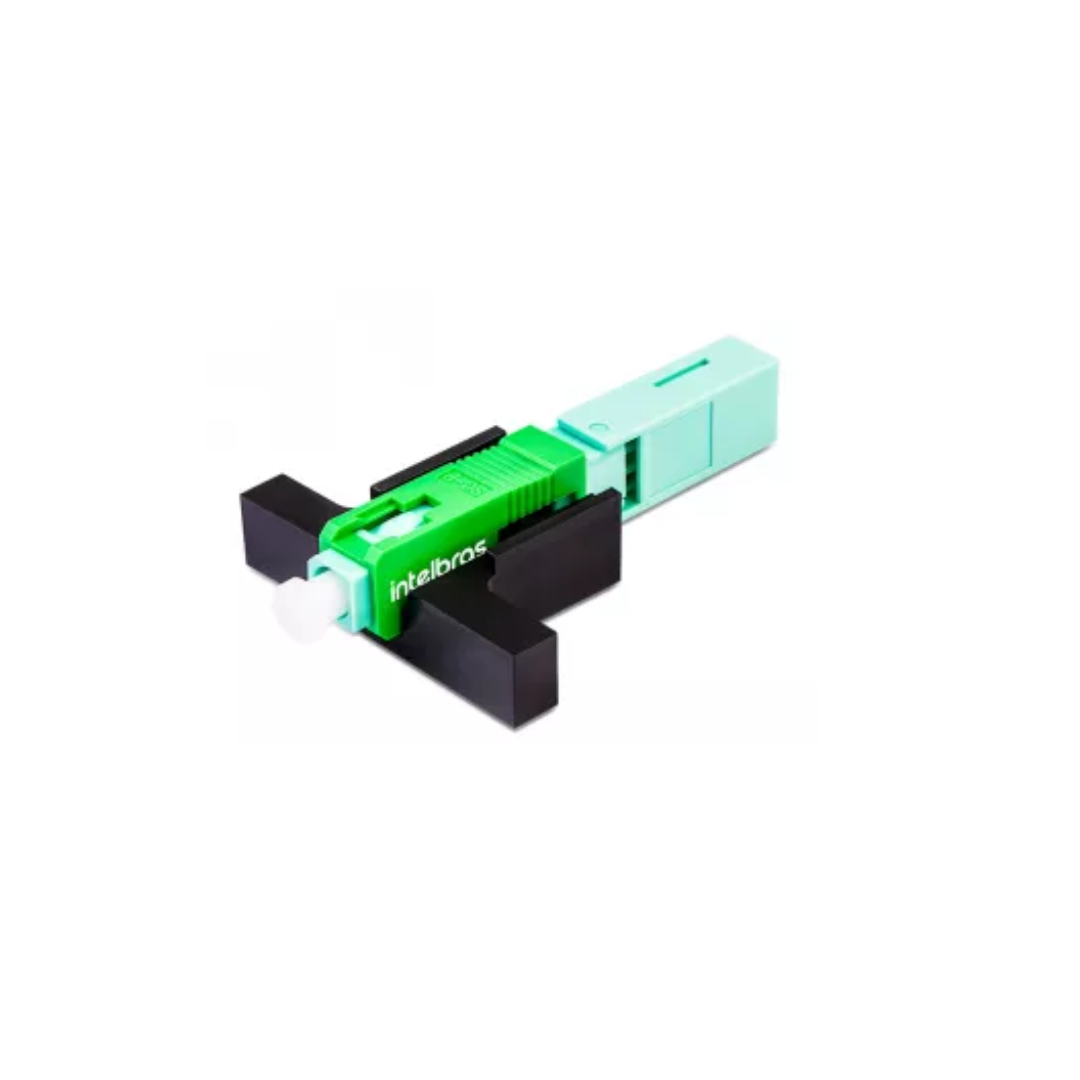 CONECTOR FIBRA OPTICA XFF2C CLICK SC/APC 10 PÇS