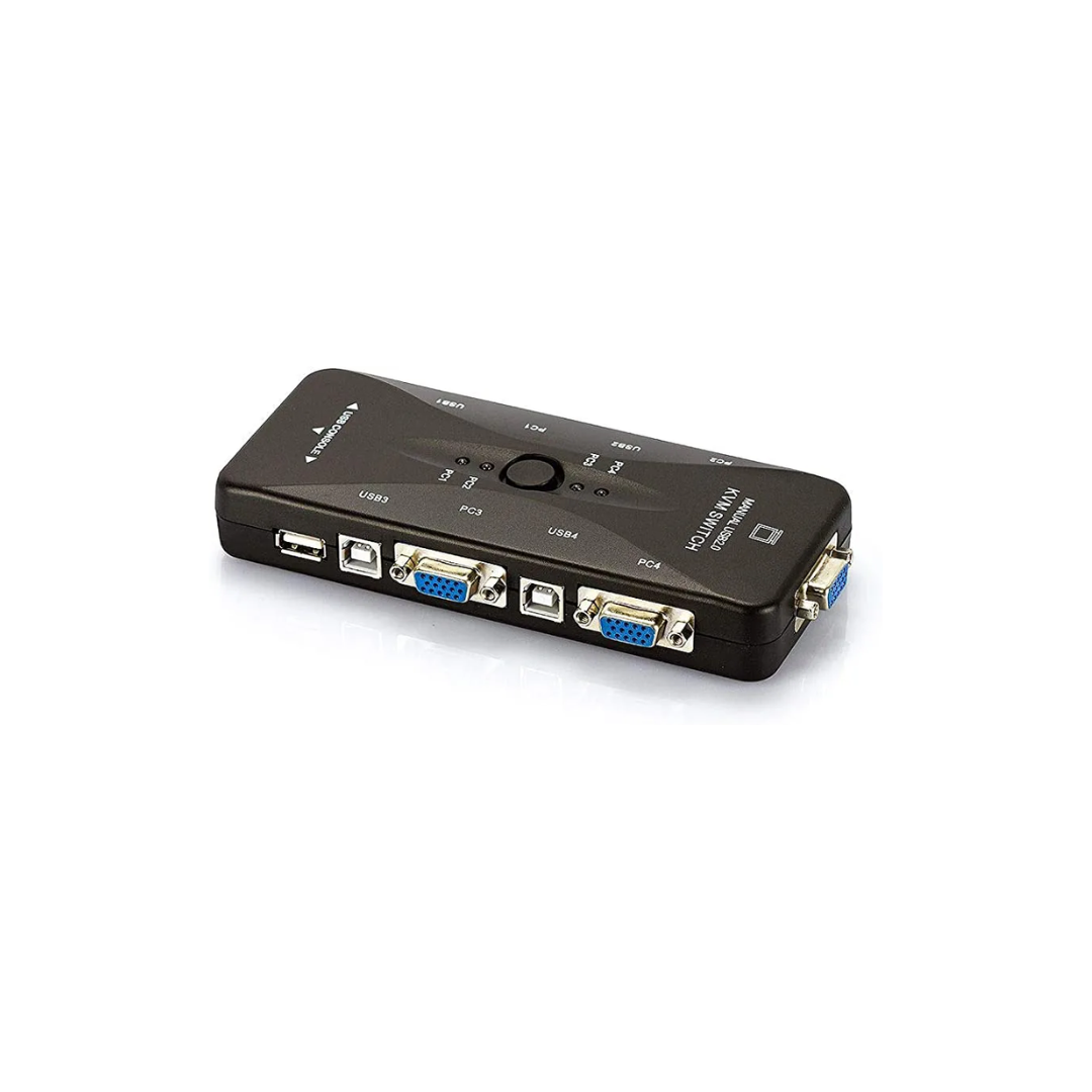 SWICTH KVM 04 PORTAS VGA ( C/ 04 USB)