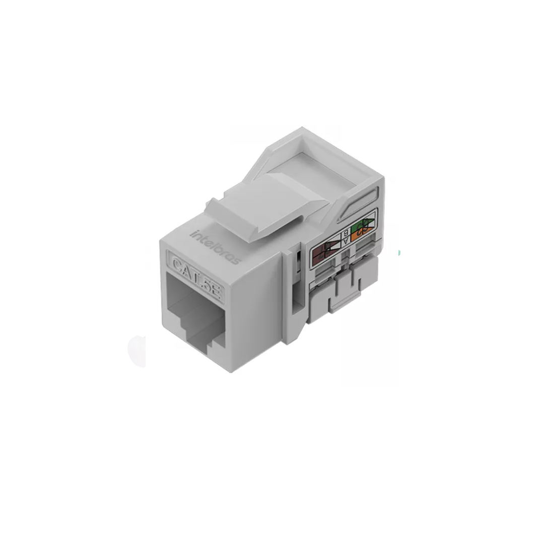 CONECTOR RJ45 FEMEA 90° CAT 5E KEYSTONE JACK