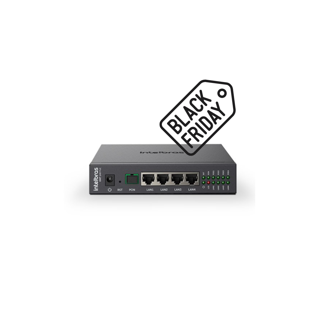 MODEM OPTICO PON LAN 4P ONT 140 POE