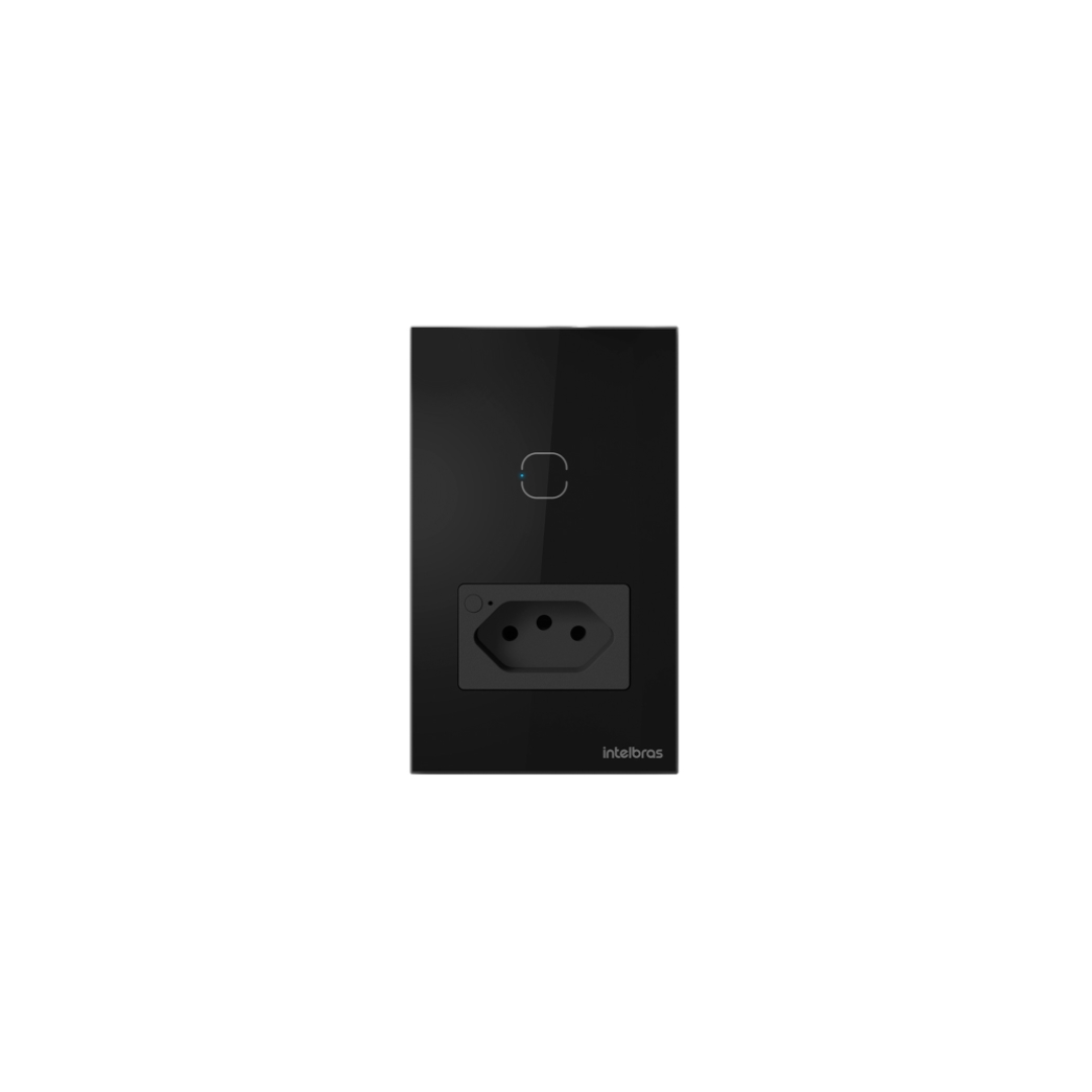 TOMADA DUPLA 10A SMART WI-FI ETS 1002 PRETO