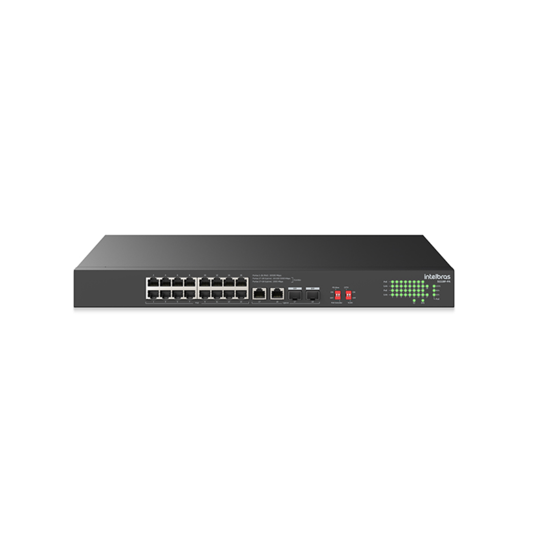 SWITCH NAO GERENCIAVEL POE 18 PORTAS S1118F-PA