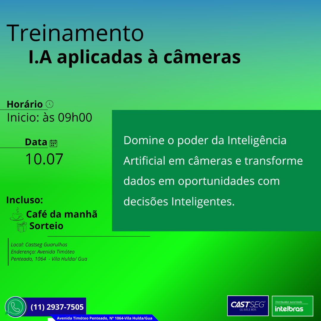 I.A aplicadas à câmeras